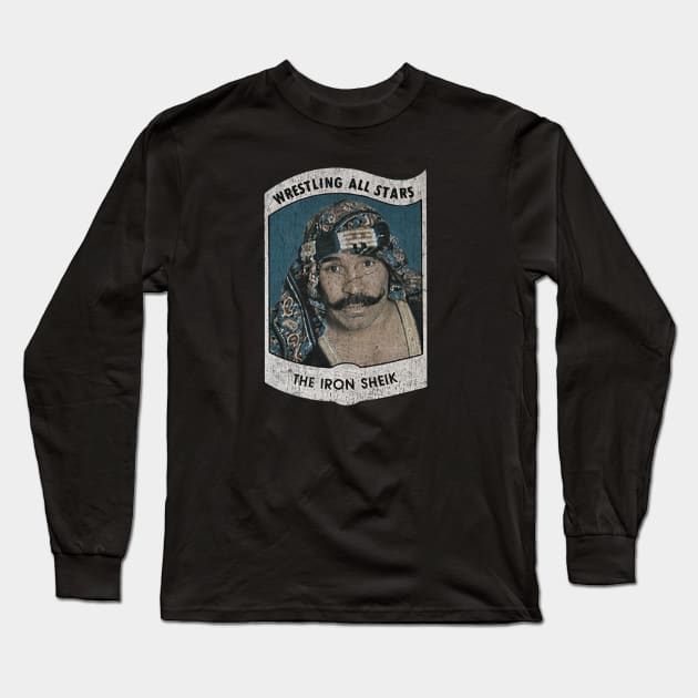 wrestling the iron sheik Long Sleeve T-Shirt by One Shoot Crout Arts